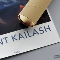Mount Kailash Poster | Tibet Wall Art | South Asia Decor