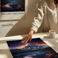 Mount Kailash Poster | Tibet Wall Art | South Asia Decor