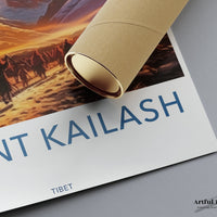 Mount Kailash Poster | Tibet Wall Art | South Asia Decor