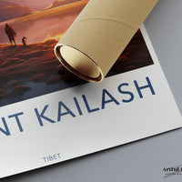 Mount Kailash Poster | Tibet Wall Art | South Asia Decor