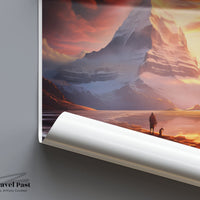 Mount Kailash Poster | Tibet Wall Art | South Asia Decor