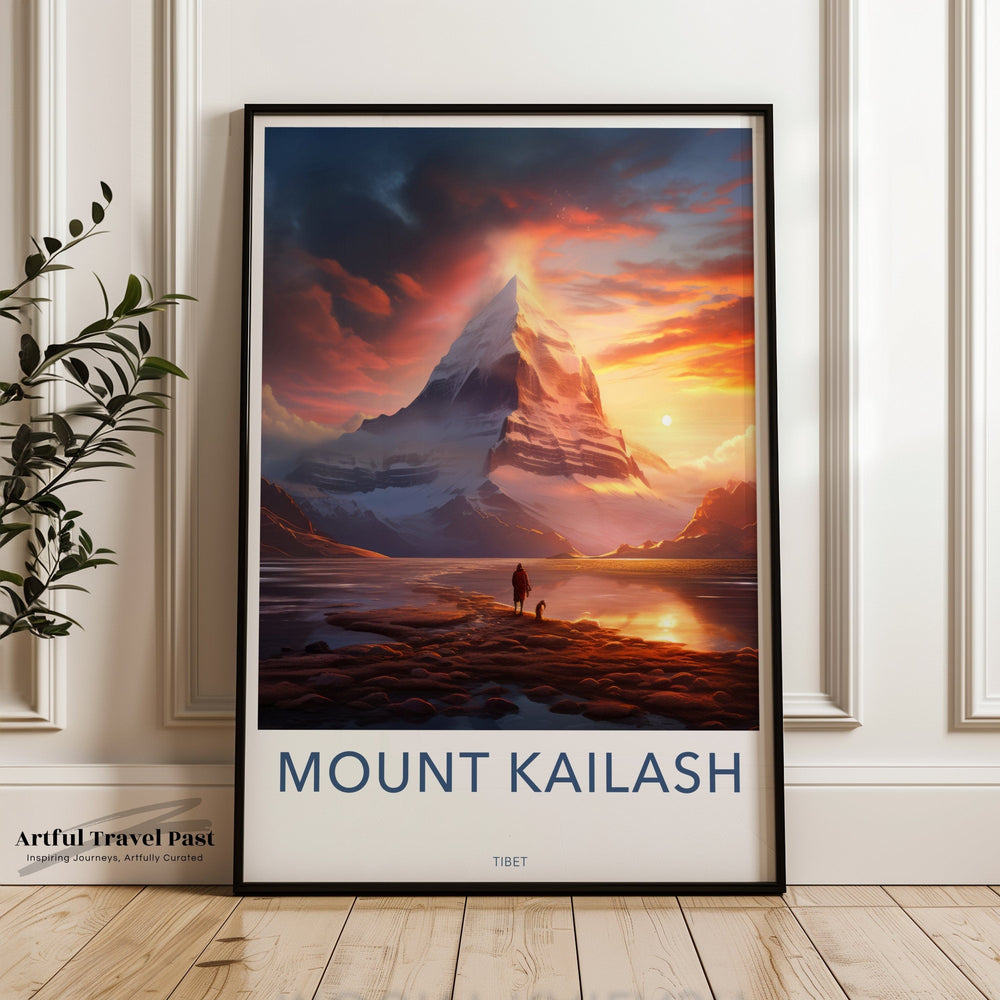 Mount Kailash Poster | Tibet Wall Art | South Asia Decor