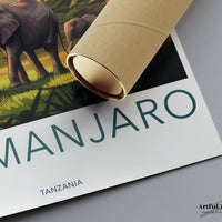 Mount Kilimanjaro Poster | Tanzania Wall Art