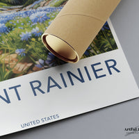 Mount Rainier Poster - Washington Wall Art