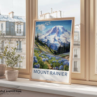 Mount Rainier Poster - Washington Wall Art