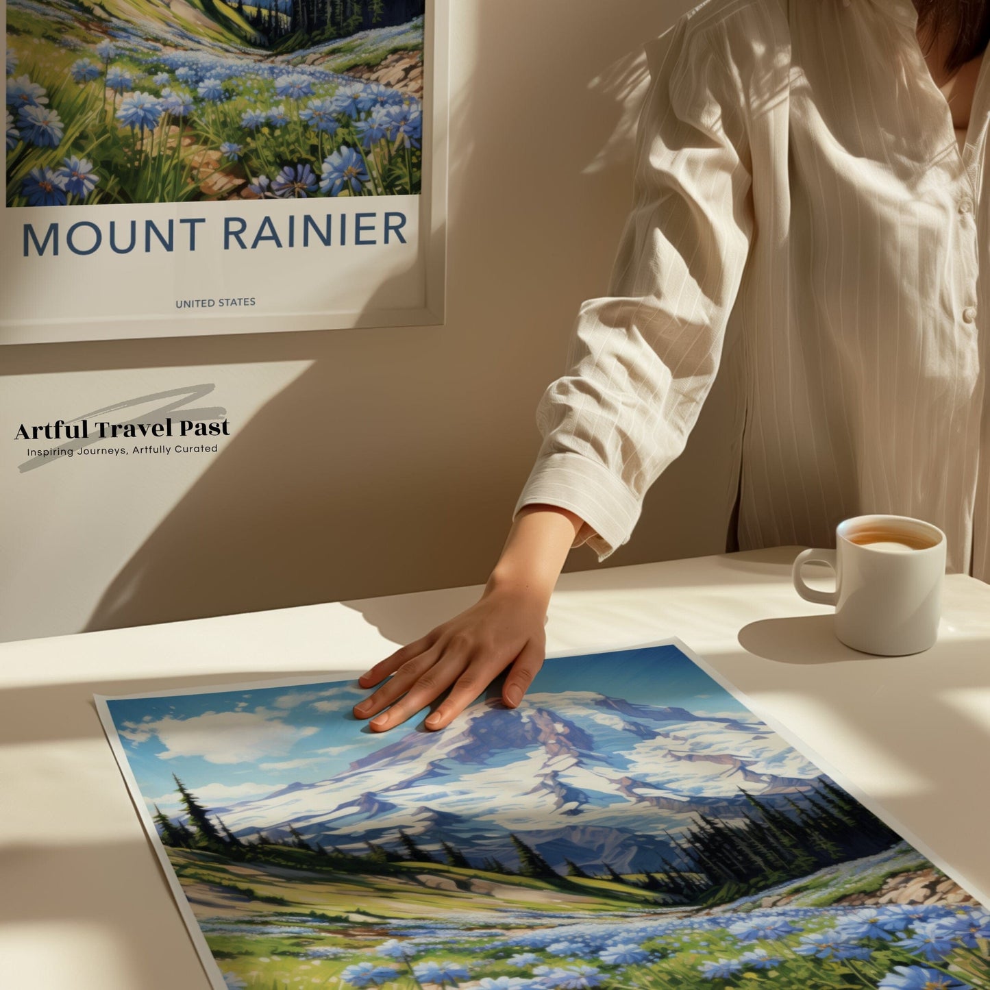 Mount Rainier Poster - Washington Wall Art
