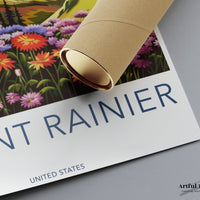 Mount Rainier Poster - Washington Wall Art