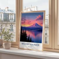 Mount Rainier Poster - Washington Wall Art