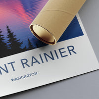 Mount Rainier Poster - Washington Wall Art