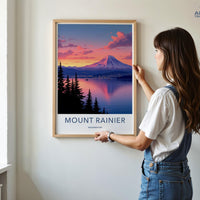 Mount Rainier Poster - Washington Wall Art