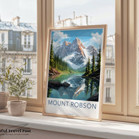 Mount Robson Poster | British Columbia Wall Art | Canada Decor
