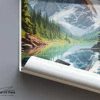 Mount Robson Poster | British Columbia Wall Art | Canada Decor