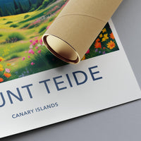 Mount Teide Poster - Canary Islands Art