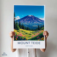 Mount Teide Poster - Canary Islands Art