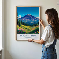 Mount Teide Poster - Canary Islands Art