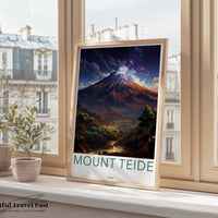 Mount Teide Poster | Canary Islands | Spain Wall Art