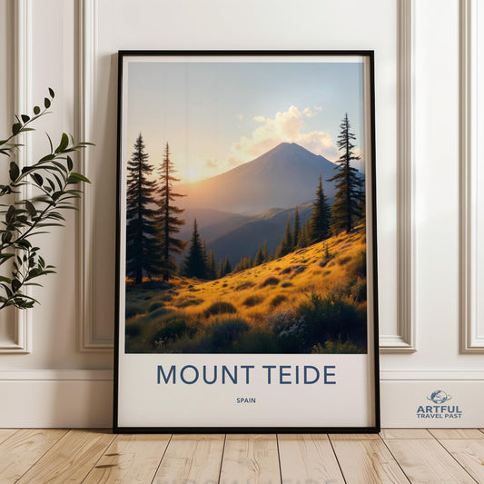Mount Teide Poster - Spain Wall Art