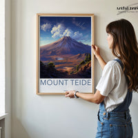 Mount Teide Poster | Spain Wall Art | Europe Decor