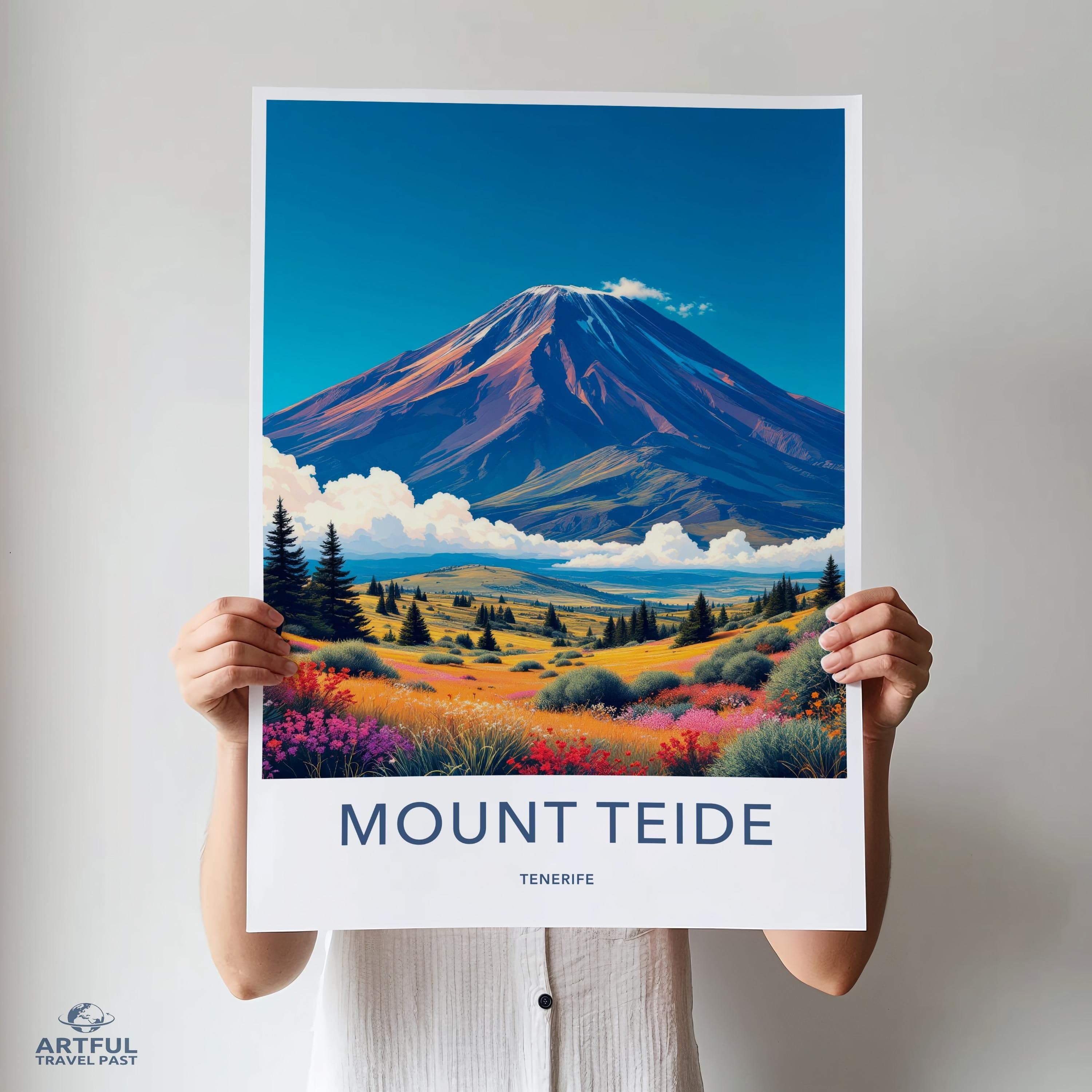 Mount Teide Poster - Tenerife Wall Art