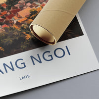 Muang Ngoi Poster - Laos Wall Art