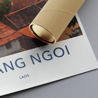 Muang Ngoi Poster - Laos Wall Art