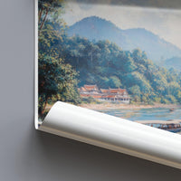 Muang Ngoi Poster - Laos Wall Art