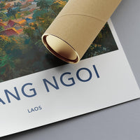 Muang Ngoi Poster - Laos Wall Art