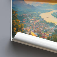 Muang Ngoi Poster - Laos Wall Art