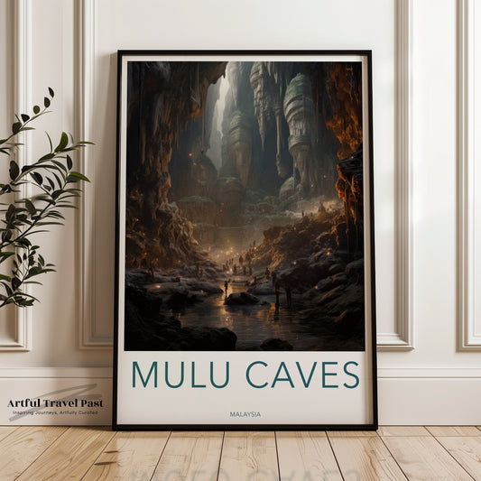 Mulu Caves Poster - Malaysia Wall Art