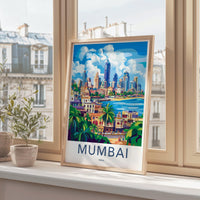 Mumbai Poster - India Wall Art