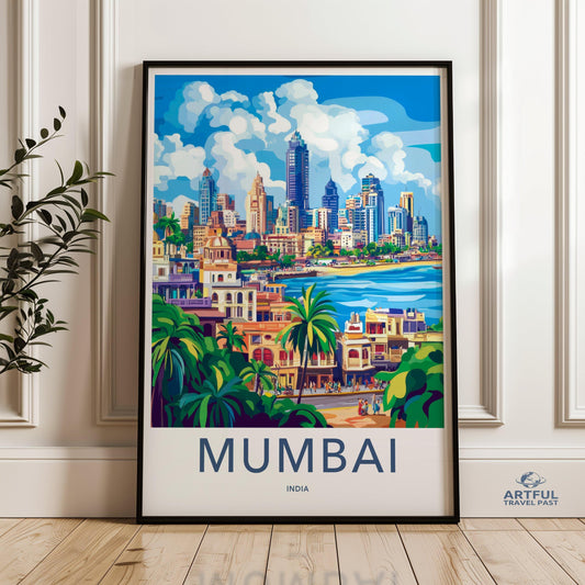 Mumbai Poster - India Wall Art