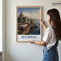 Mumbai Poster - India Wall Art