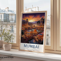 Mumbai Poster - India Wall Art