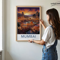 Mumbai Poster - India Wall Art