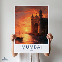 Mumbai Poster - India Wall Art