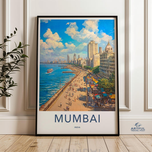 Mumbai Poster - India Wall Art