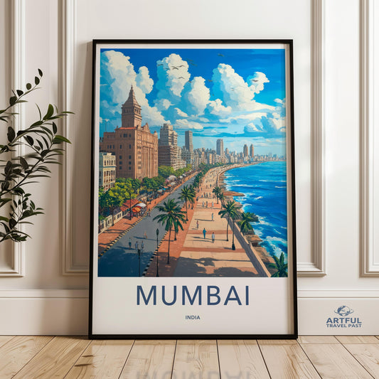 Mumbai Poster - India Wall Art
