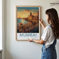 Mumbai Poster - Maharashtra Wall Art