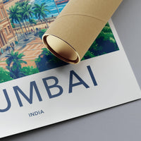 Mumbai Poster | Maharashtra Wall Art | India Decor