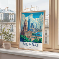 Mumbai Poster | Maharashtra Wall Art | India Decor
