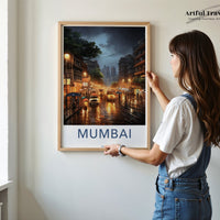 Mumbai Poster | Maharashtra Wall Art | India Decor