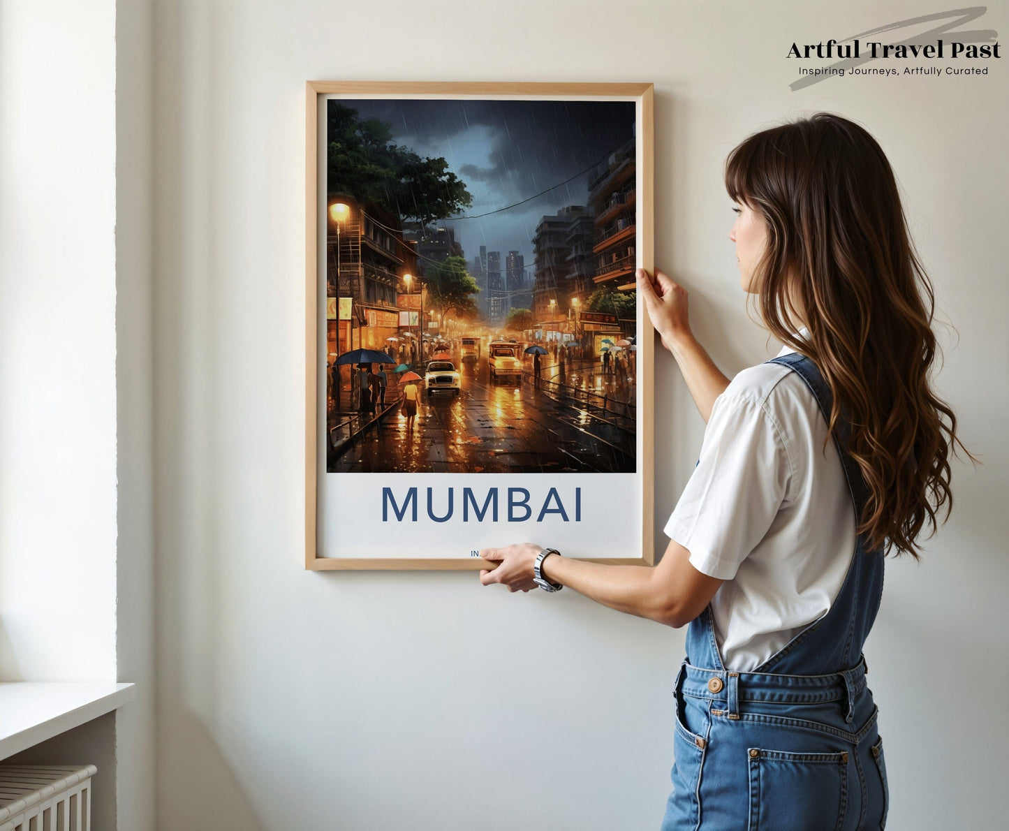 Mumbai Poster | Maharashtra Wall Art | India Decor