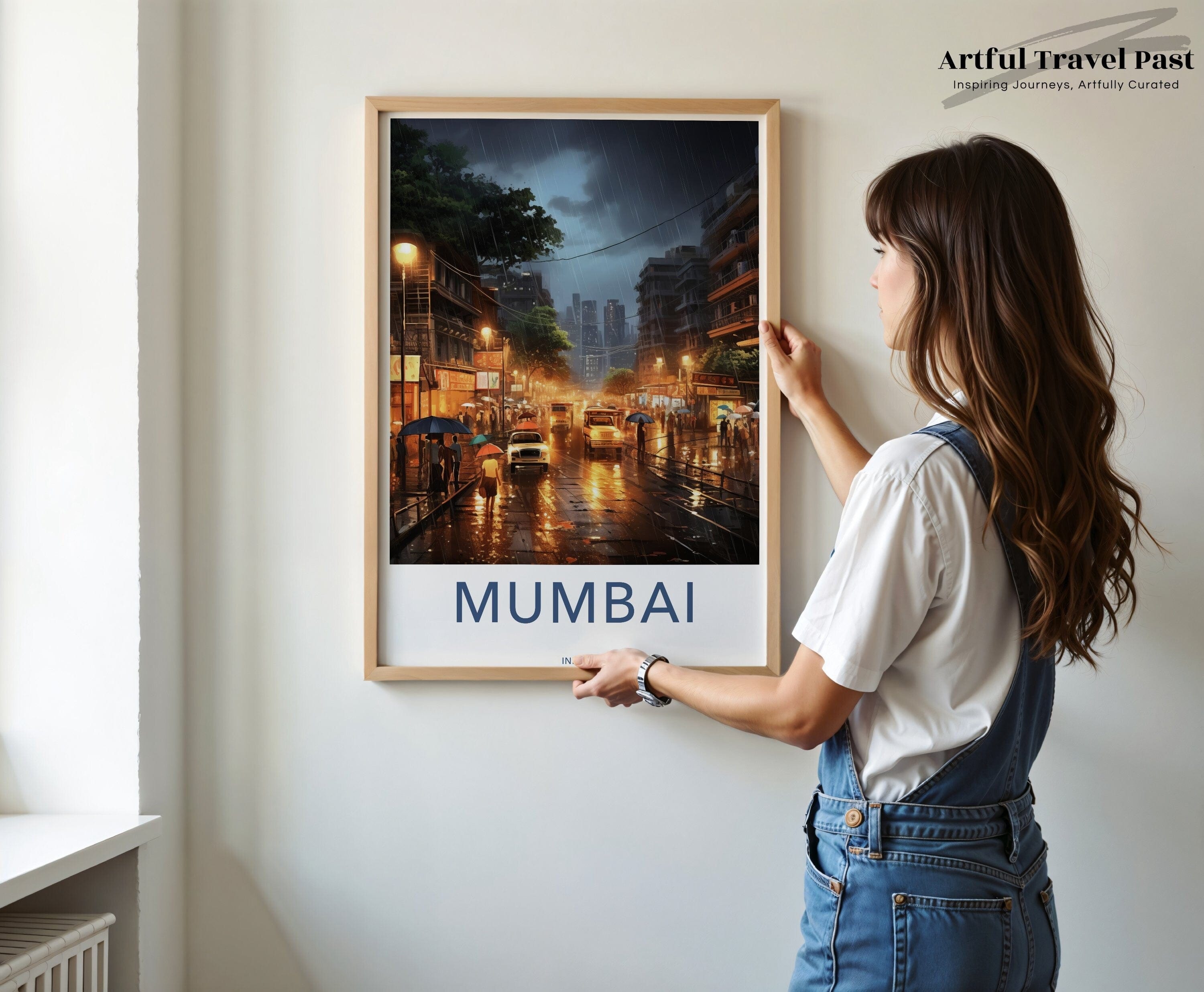 Mumbai Poster | Maharashtra Wall Art | India Decor