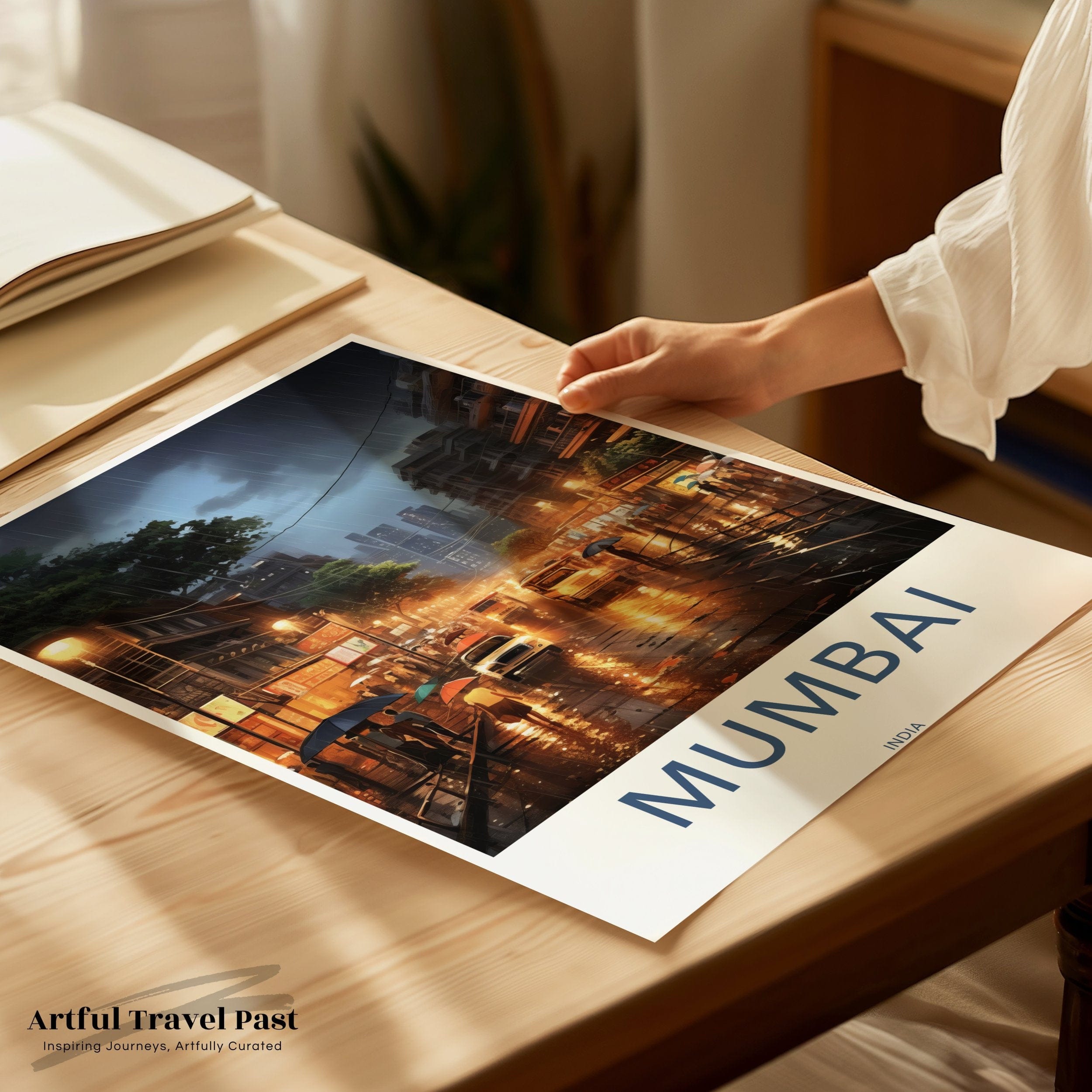 Mumbai Poster | Maharashtra Wall Art | India Decor
