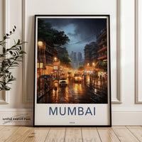 Mumbai Poster | Maharashtra Wall Art | India Decor