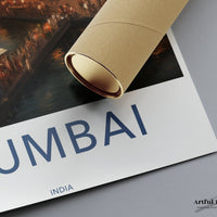 Mumbai Poster | Maharashtra Wall Art | India Decor