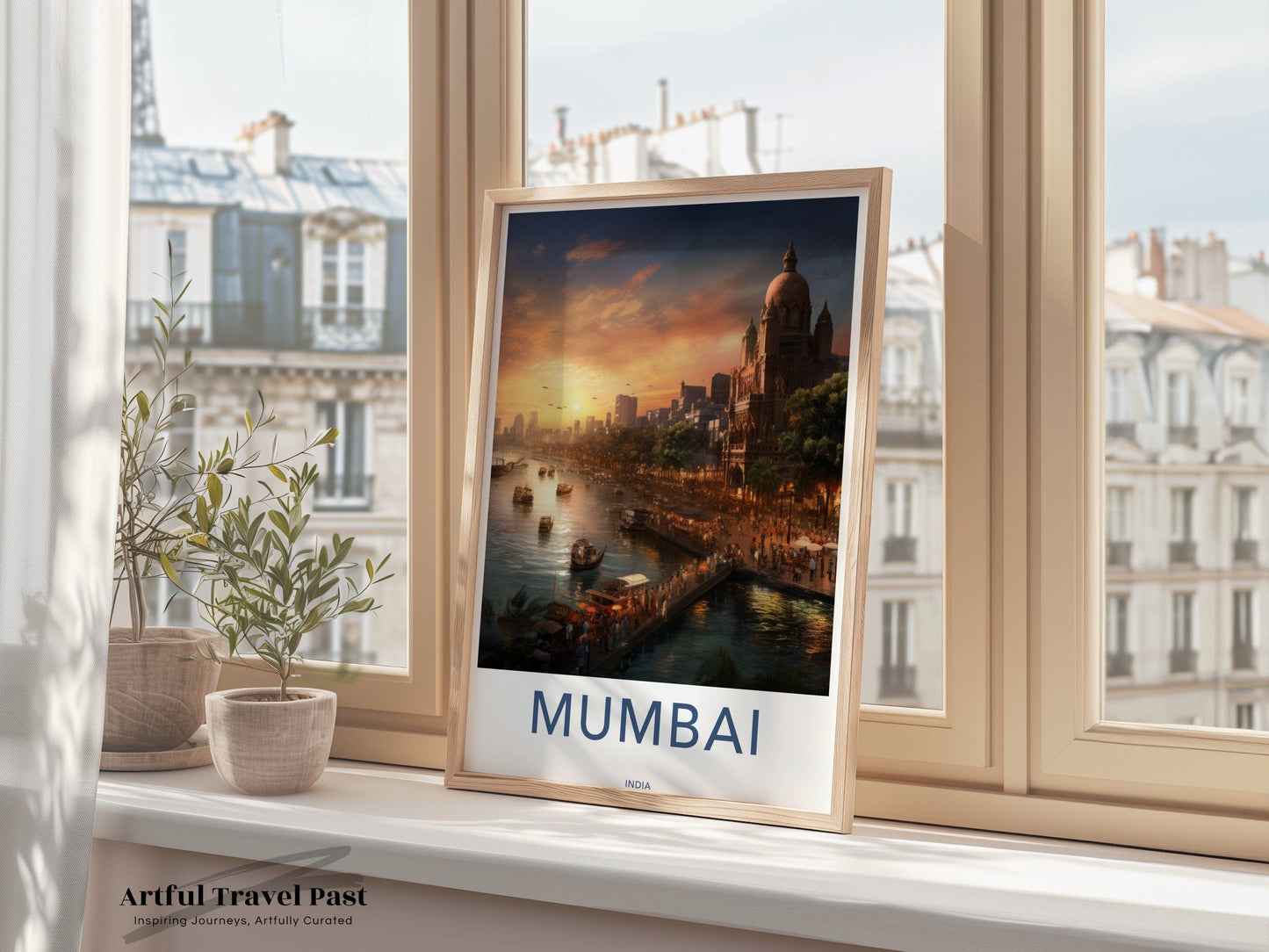 Mumbai Poster | Maharashtra Wall Art | India Decor