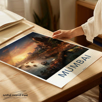 Mumbai Poster | Maharashtra Wall Art | India Decor