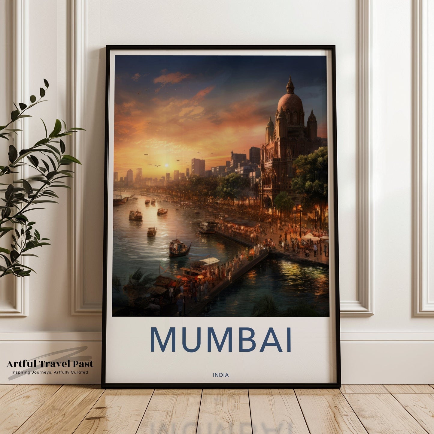 Mumbai Poster | Maharashtra Wall Art | India Decor