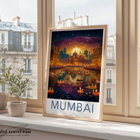 Mumbai Poster | Maharashtra Wall Art | India Decor